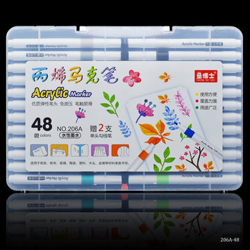 Acrylic Marker 48 Colour