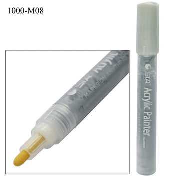 Acrylic Painter Water Based Marker Silver 1000-M08
