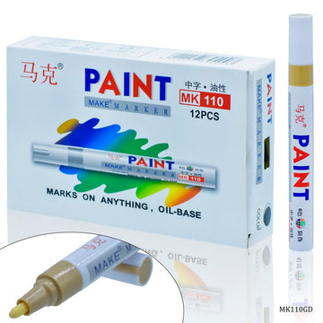 Acrylic Painter Marker Gold MK110GD (Contain 1 Unit2 Markers)