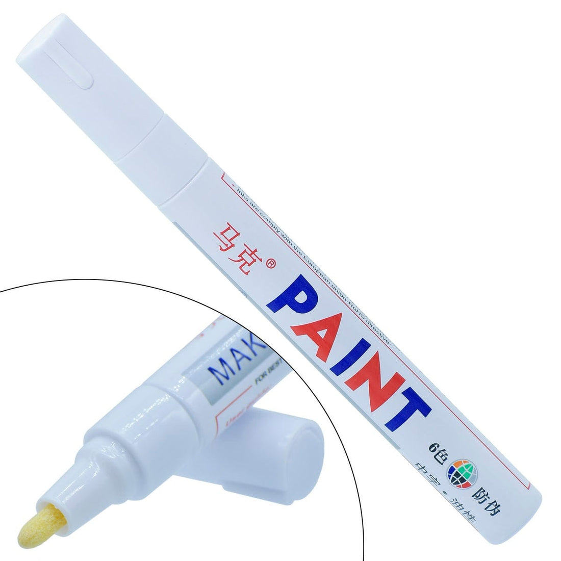 jags-mumbai Marker Pens And More Acrylic Painter Marker White MK110WE