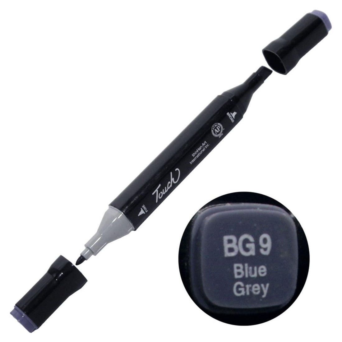 jags-mumbai Marker Touch Marker 2in1 Pen BG9 Blue Grey TM-BG9