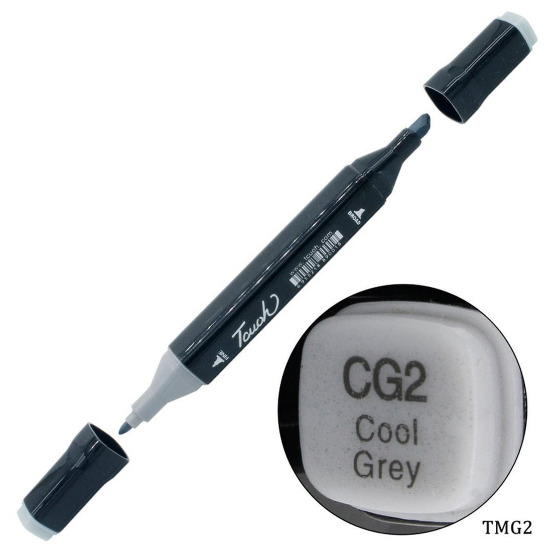 jags-mumbai Marker Touch Marker 2in1 Pen CG2 Cool Grey TM-CG2