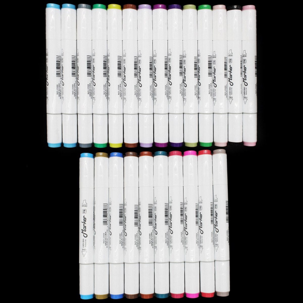 jags-mumbai Marker Touch Marker 2in1 Pen Set With Box 24pcs