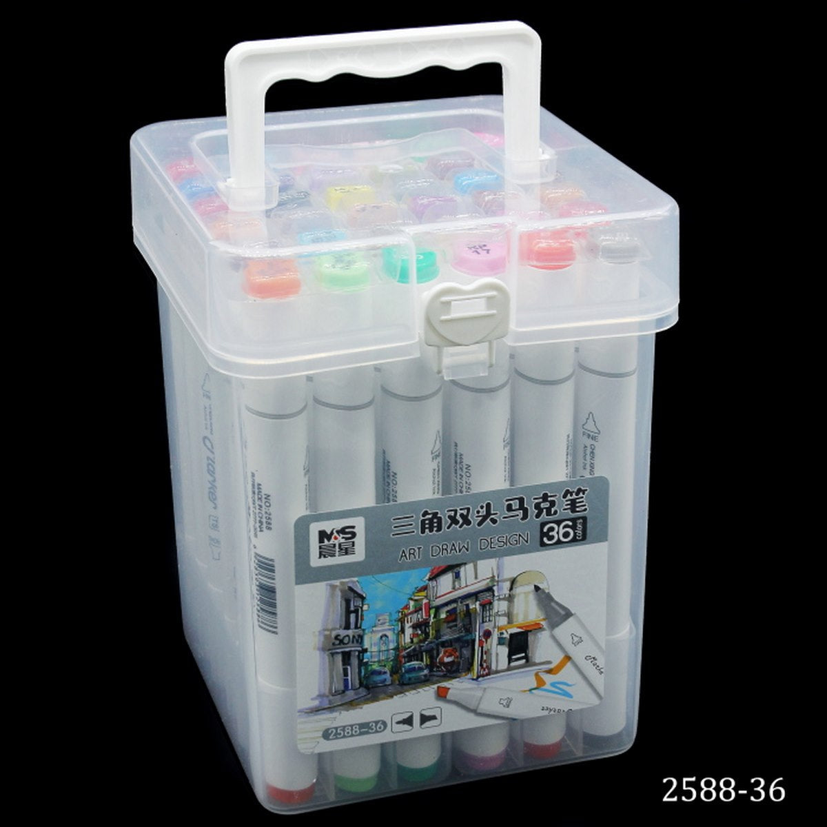 jags-mumbai Marker Touch Marker 2in1 Pen Set With Box 36pcs