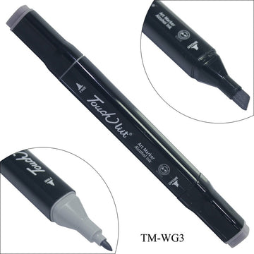 jags-mumbai Marker Touch Marker 2in1 Pen WG3 Warm Grey TM-WG3