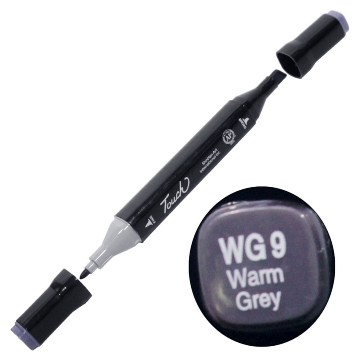 jags-mumbai Marker Touch Marker 2in1 Pen WG9 Warm Grey TM-WG9