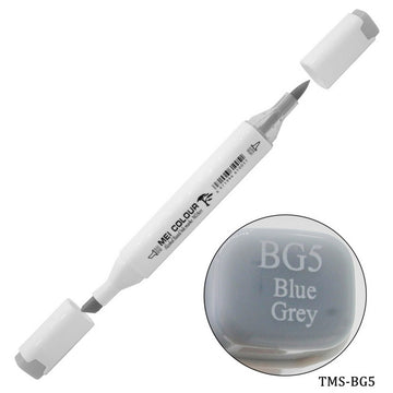 Touch Marker Soft 2in1 Pen Blue Grey TMS-BG5