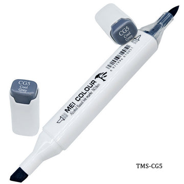 jags-mumbai Marker Touch Marker Soft 2in1 Pen Cool Grey TMS-CG5