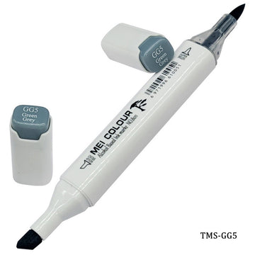 Touch Marker Soft 2in1 Pen Green Grey TMS-GG5