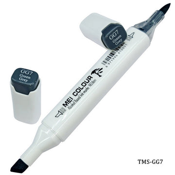 Touch Marker Soft 2in1 Pen Green Grey TMS-GG7