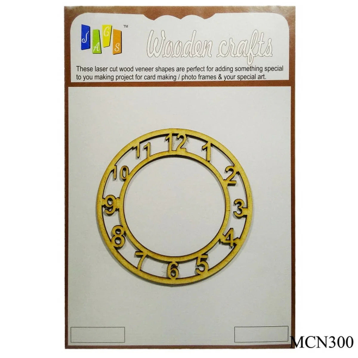 MDF Clock Number 3inch