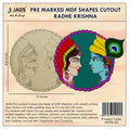 jags-mumbai MDF MDF DIY Painting Plate Kit RadhaKrishna MDPD-05