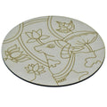 jags-mumbai MDF MDF DIY Painting Plate Kit Round Cow 8 Inch