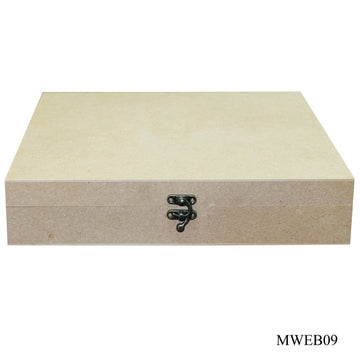 MDF Empty Box 12 X 12 X 3 inch MWEB09
