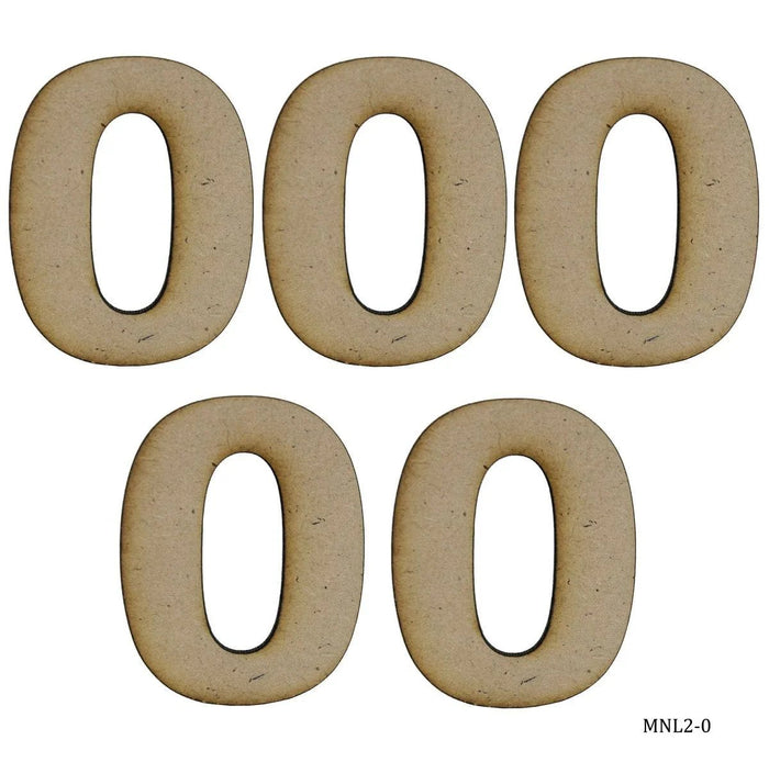 MDF Number Letter 2Inch No 0 MNL2-0