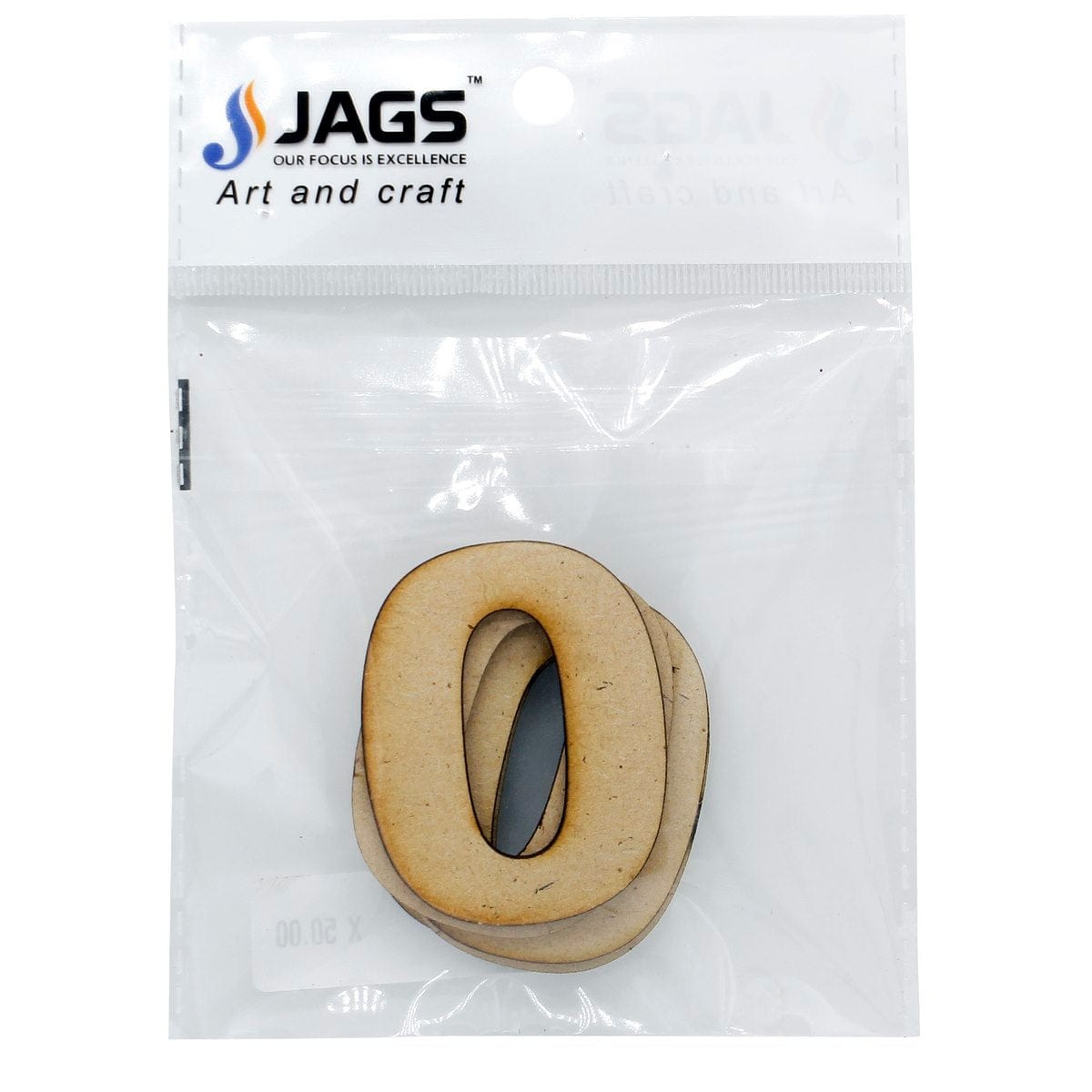 jags-mumbai MDF MDF Number Letter 2Inch No 0 MNL2-0