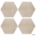 jags-mumbai MDF MDF Plate Hexagon 8X8 4MM 4 Pics MPH800