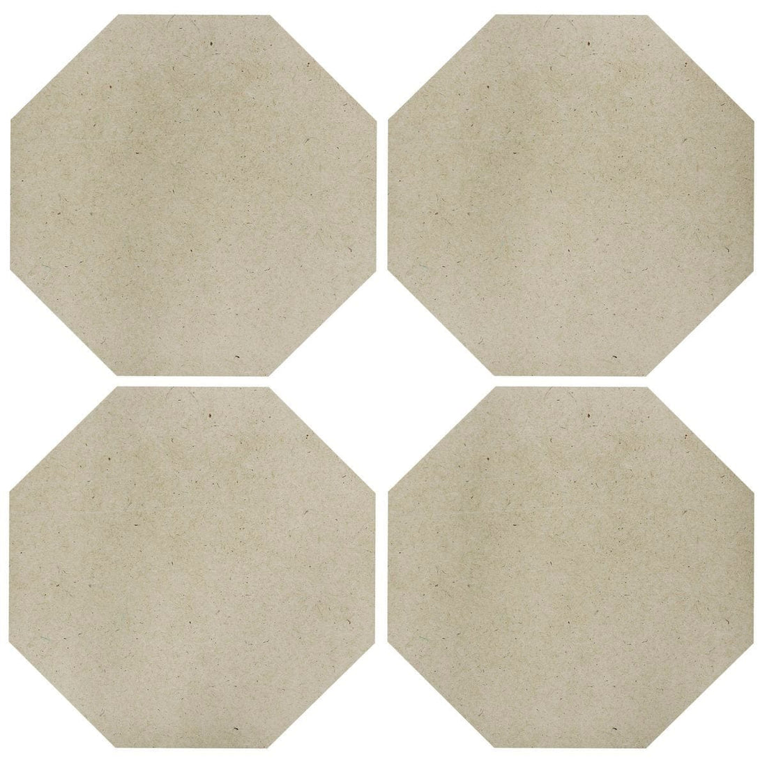 jags-mumbai MDF MDF Plate Octagon 8X8 4MM 4 Pics MPO800