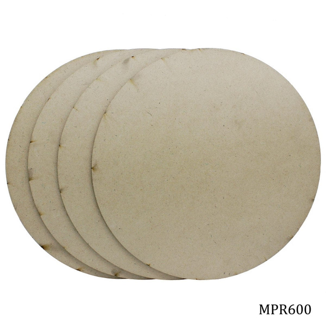 jags-mumbai MDF MDF Plate Round 6 Inch [4mm] (Contain 1 Unit) - Durable and Versatile