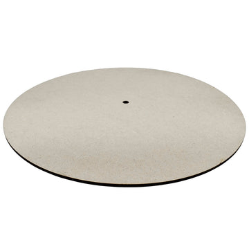 MDF Plate Round with hole 12 Inch 4mm MPRW01