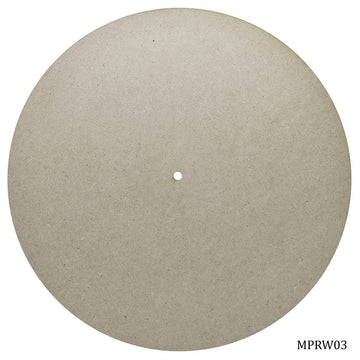 MDF Plate Round with hole 16 Inch 4mm MPRW03
