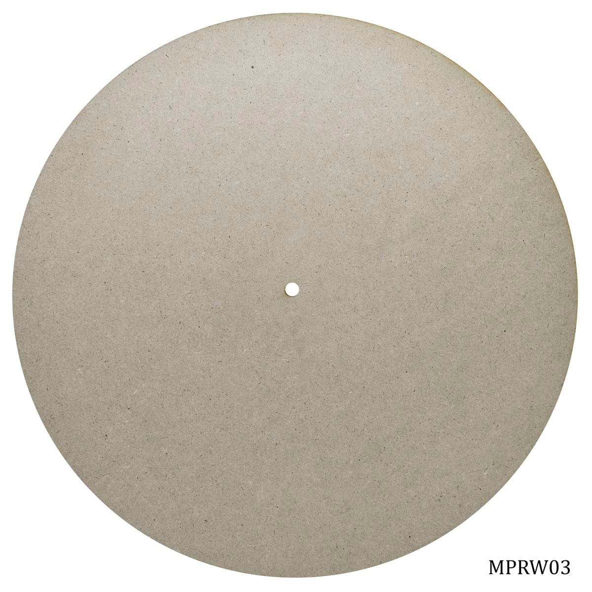 jags-mumbai MDF MDF Plate Round with hole 16 Inch 4mm MPRW03