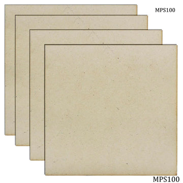 MDF Plate Square 10X10 4MM 1 Pics MPS100