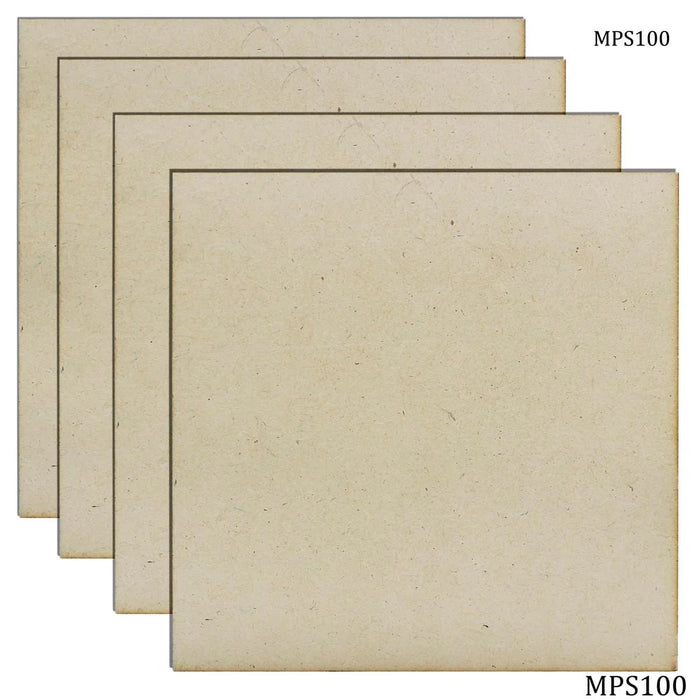 MDF Plate Square 10X10 4MM 1 Pics MPS100