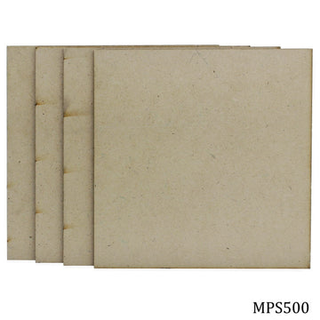 MDF Plate Square 5X5 4MM 4 Pics MPS500