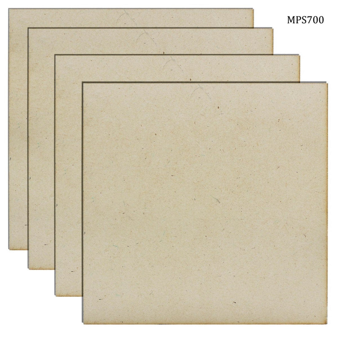 jags-mumbai MDF MDF Plate Square 7X7 4MM 4 Pics MPS700