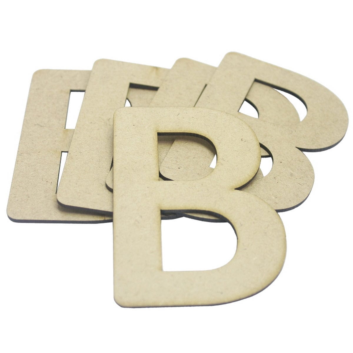 jags-mumbai MDF MDF & wooden Crafts Alphabets Letter 4Inch 5 Pcs MAL4-B