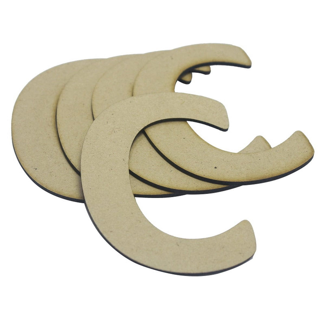 jags-mumbai MDF MDF & wooden Crafts Alphabets Letter 4Inch 5 Pcs MAL4-C