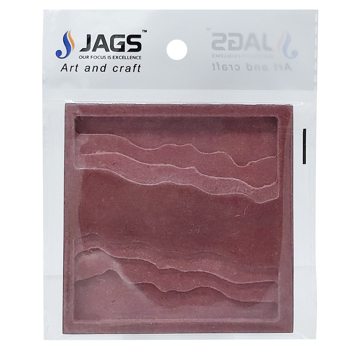 jags-mumbai MDF Tea Coaster Resin Craft MDF 3D Square