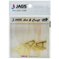 jags-mumbai MDF & wooden Crafts Acrylic Alphabet Gold A 5Pcs Set