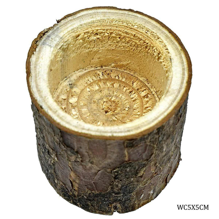 Wooden Candle (5x5cm)