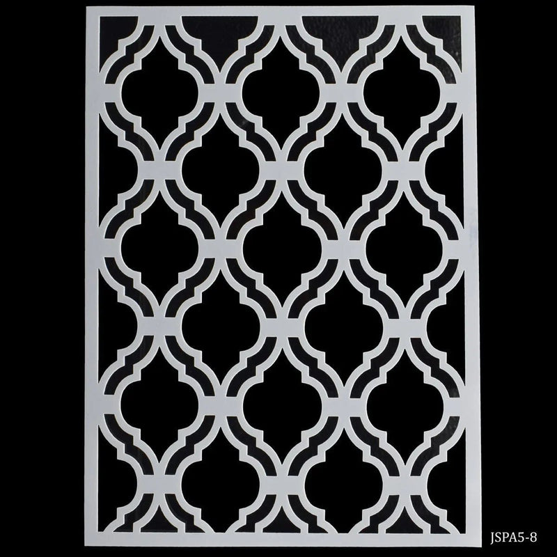 jags-mumbai Mediums & Varnish Artistic Impressions: Stencil Plastic A5 Size Wall Decor Design for Stunning Home Accents