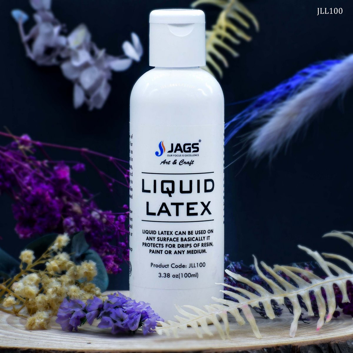 jags-mumbai Mediums & Varnish Jags Liquid Latex for resin 100ML (JLL100)