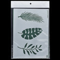 jags-mumbai Mediums & Varnish LEAF A5 Stencil 3 different designs 1pc