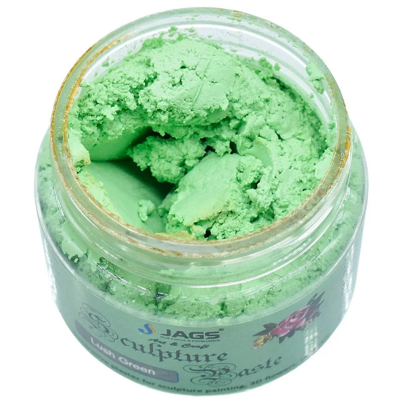 jags-mumbai Mediums & Varnish Lush Green Sculpture Paste 150gms