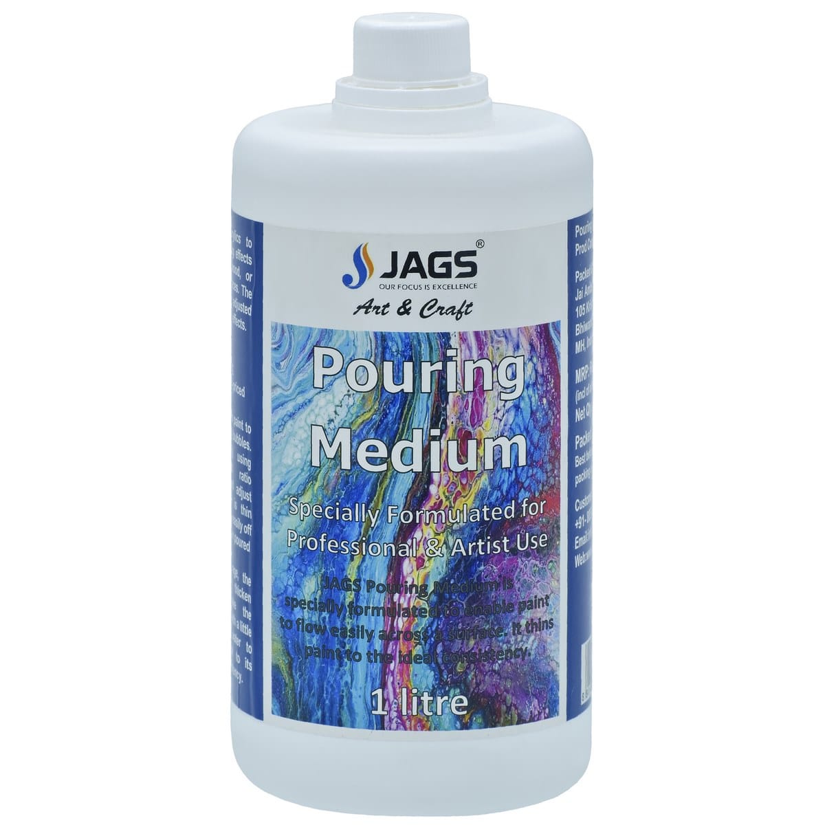 jags-mumbai Mediums & Varnish Pouring Medium 1000Ml PM10000