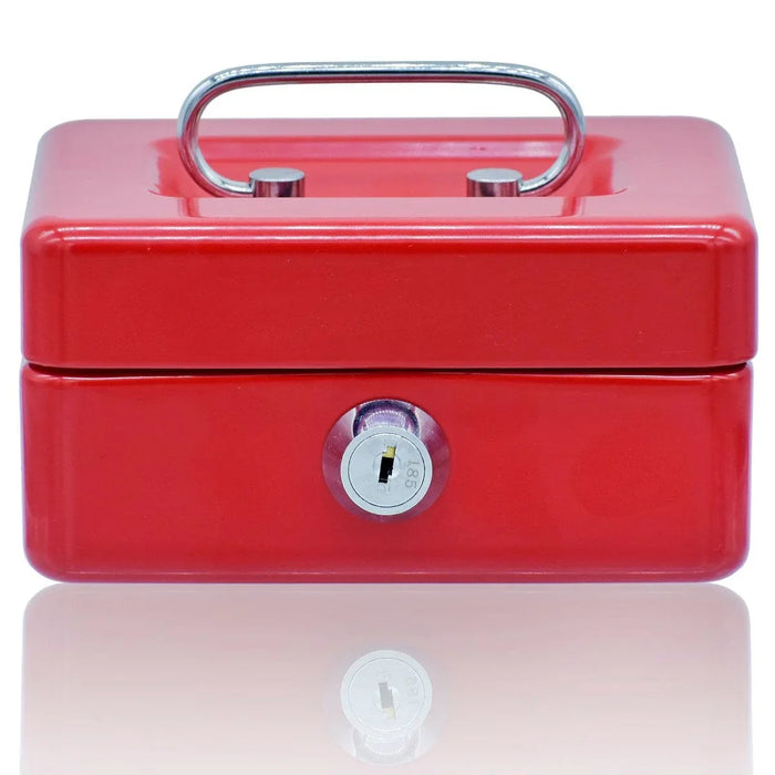 Metal Cash Box 125mmx95mmx60mm Small