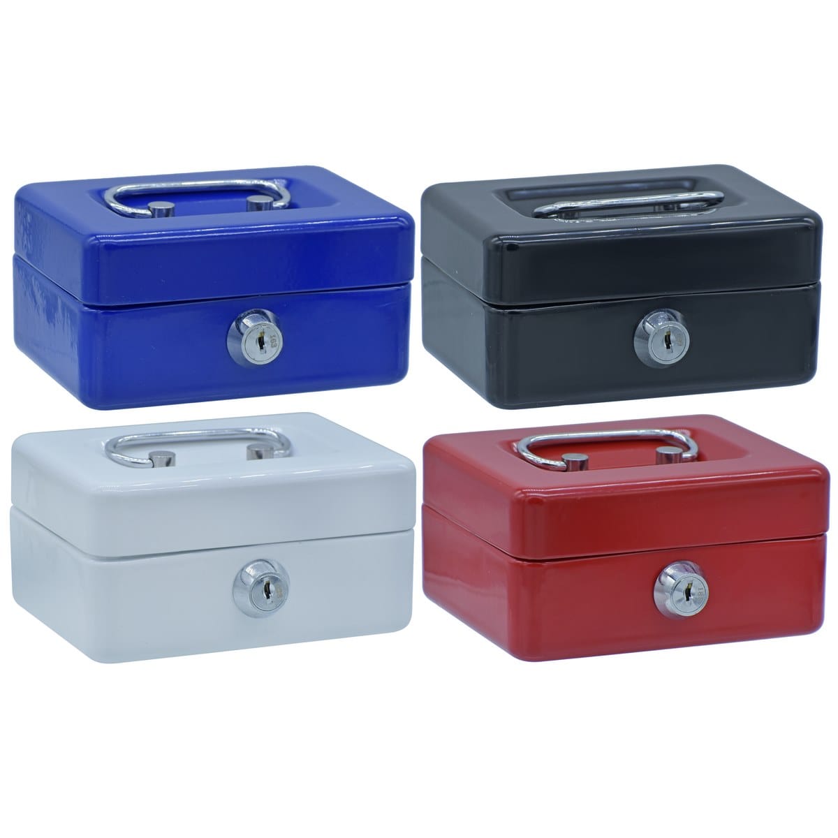 jags-mumbai Metal Box Metal Cash Box 125mmx95mmx60mm Small