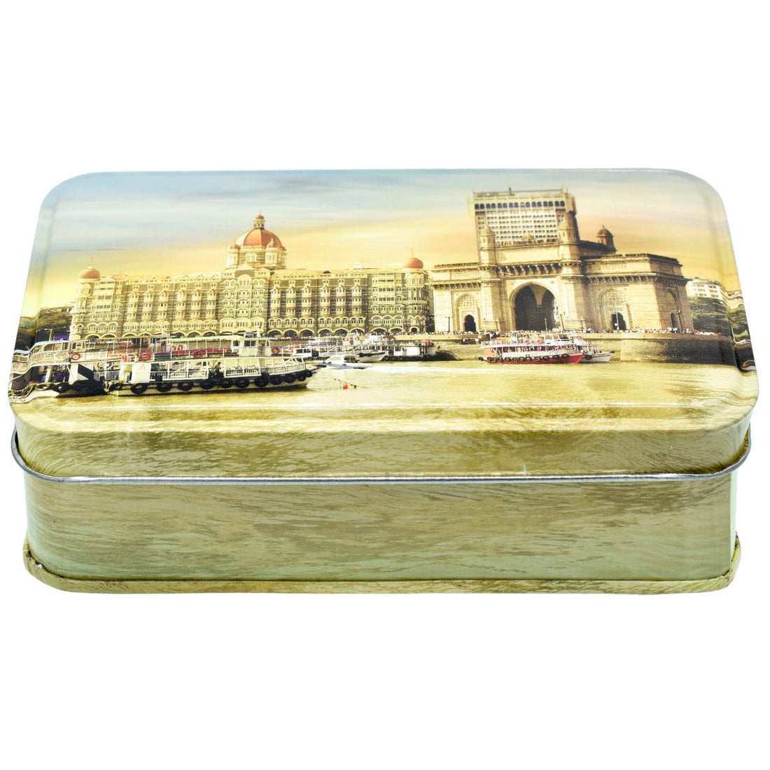 jags-mumbai Metal Box Metal Gift Box Print Rect Tins 135X75X39MM MGBR61- Perfect Gift for Any Occasion