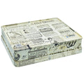 jags-mumbai Metal Box Metal Gift Box Print Rect Tins 221x141x47MM MGBR01