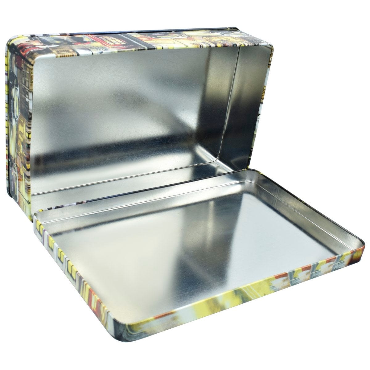 jags-mumbai Metal Box Metal Gift Box Print Rect Tins 221x141x47MM MGBR02