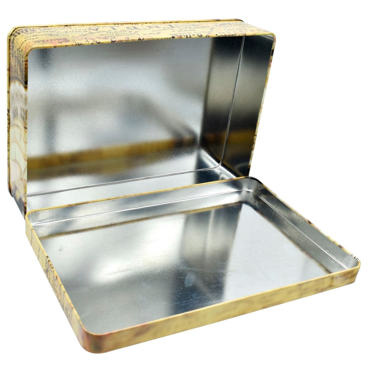 jags-mumbai Metal Box Metal Gift Box Print Rect Tins 221x141x47MM MGBR03