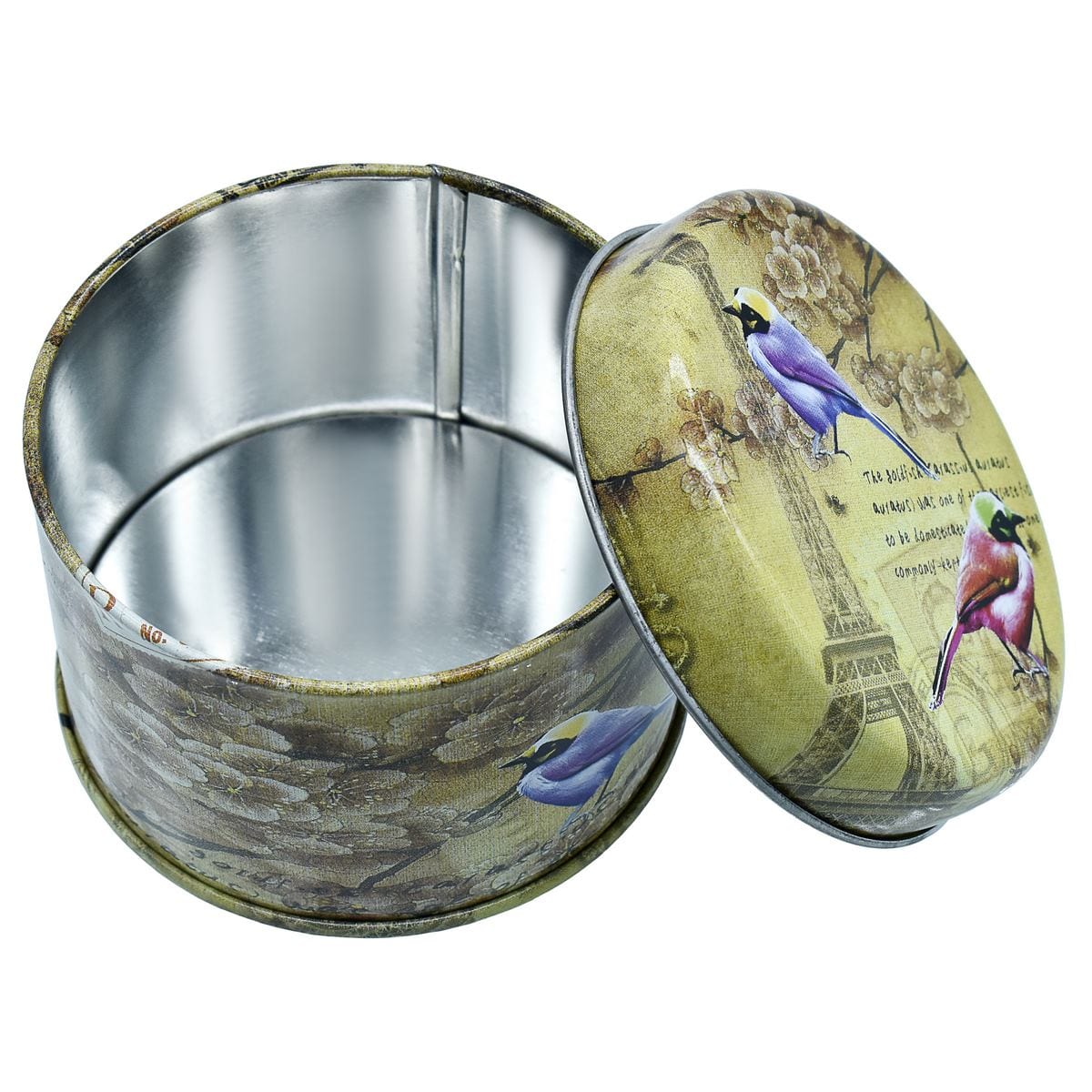 jags-mumbai Metal Box Metal Gift Box Print Round 75X50MMH MGBR50-C