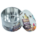 jags-mumbai Metal Box Metal Gift Box Print Round 92X60MMH MGBR60-C