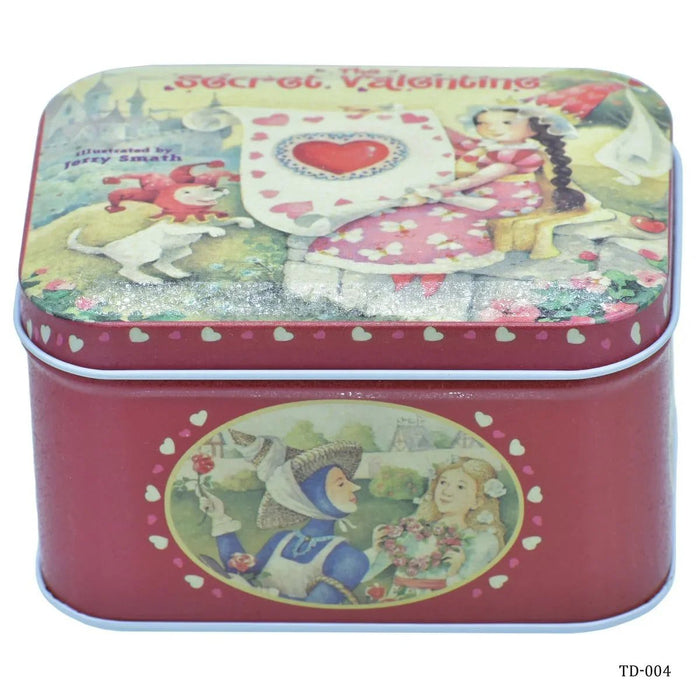 Metal Tin box for gifting I Metal Tinbox Rectangle Medium I Metal Medicine Box I Card holder
