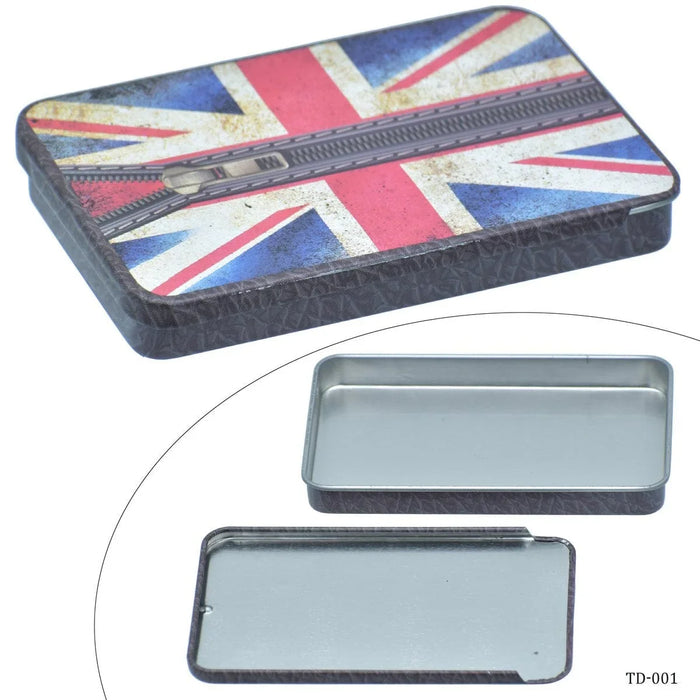 Metal Tin box for gifting I Small coin box metal I Metal Medicine Box I Card holder